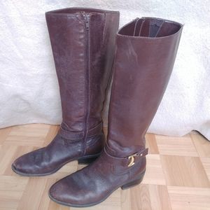 💯%Genuine Leather Ralph Lauren Knee High Boots